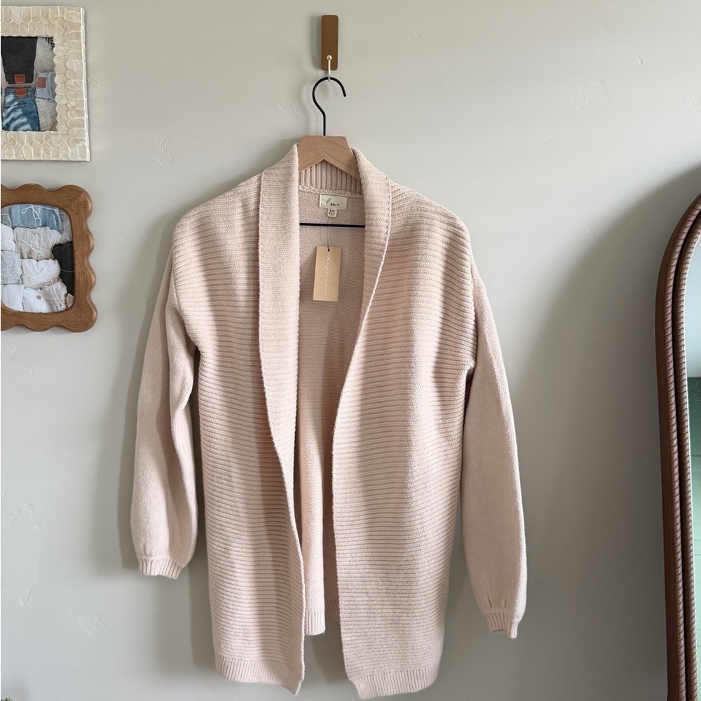Hope Ave / Lena Ribbed Longline Cardigan